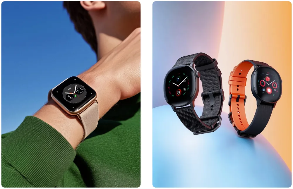 A collection of smart watches
